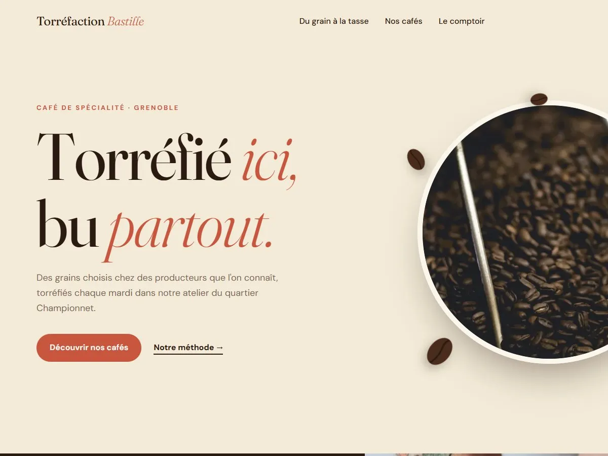Torréfaction Bastille · Specialty coffee roaster